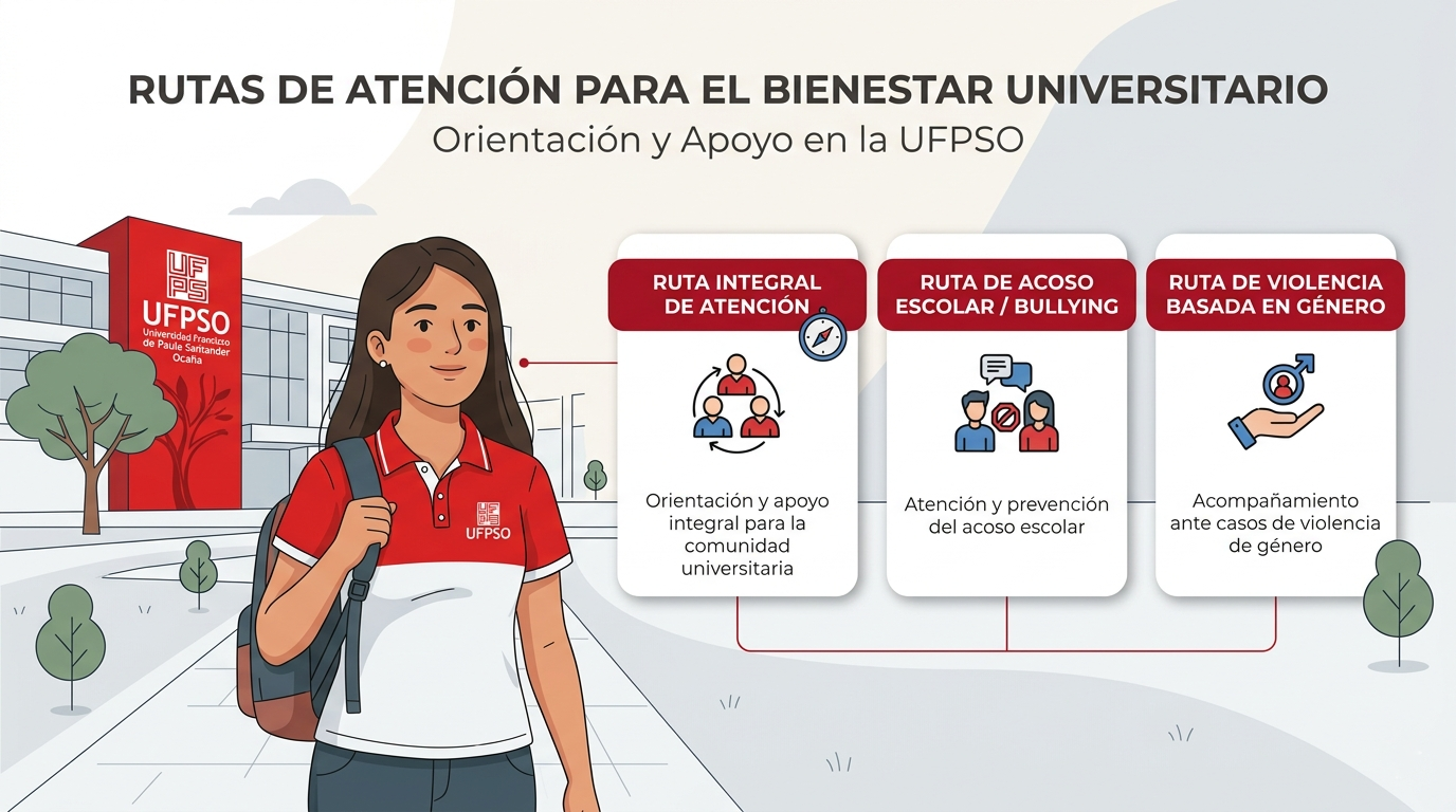 Ilustración Rutas de Atención UFPSO